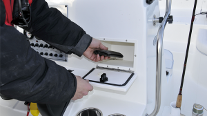Sundance DX20 Center Console Skiff Glove Box