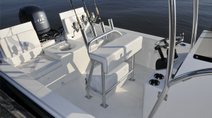 Sundance DX Skiff Leaning Post & Rear Seating